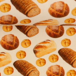 Baumwolle - Brötchen Brot Baguette